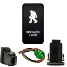 Interruptor de pressão de luz branca Sasquatch para Toyota Fj Cruiser Tacoma 4runner 2007-2009